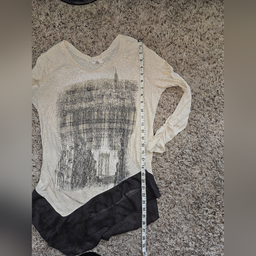 Madison & Berkeley asymmetrical long sleeve Women's Sz Lg - Picture 8 of 10